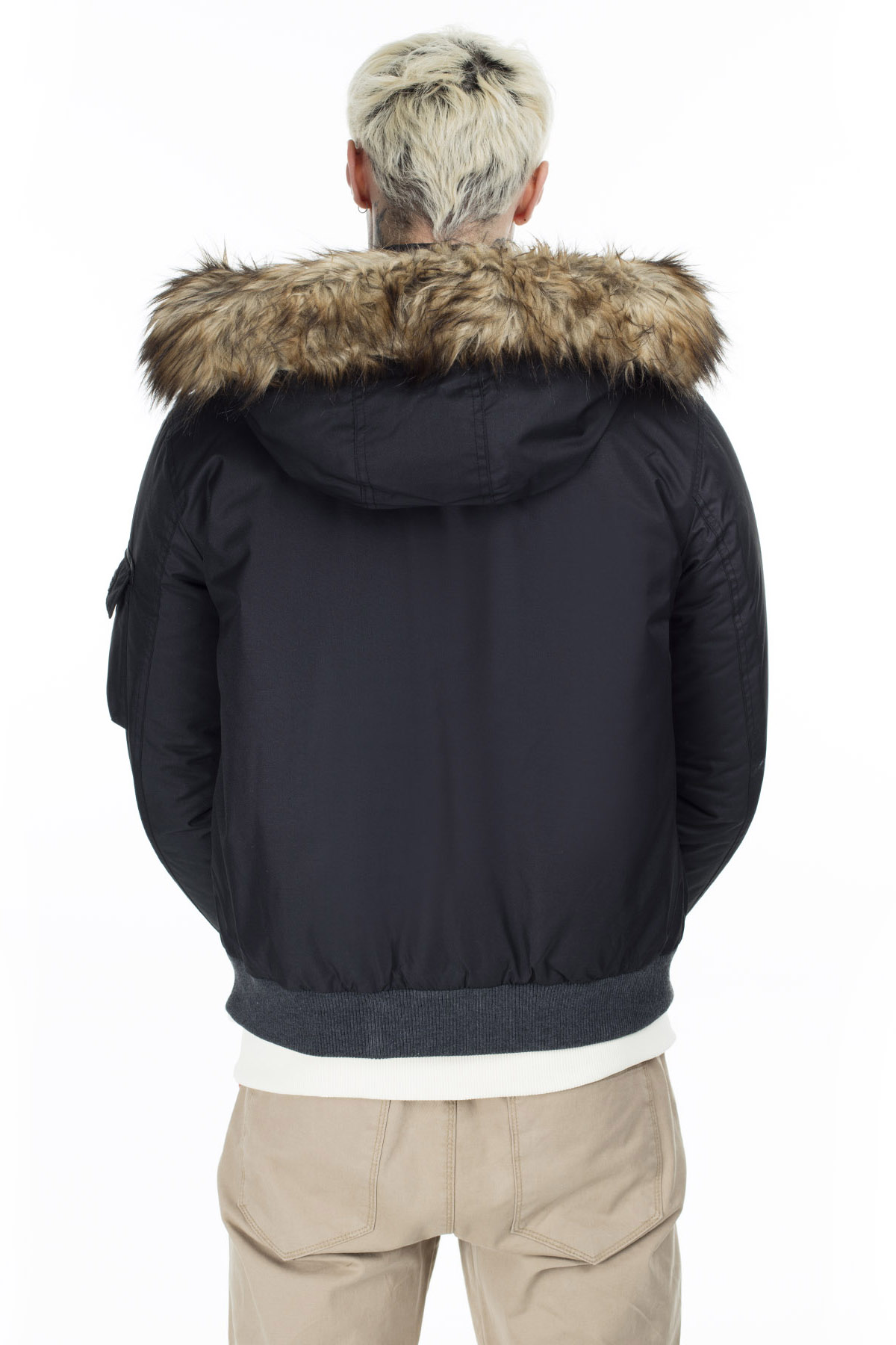 tommy jeans tech padded bomber parka jacket